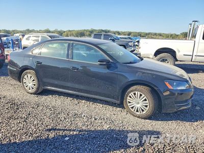 Czwarte zdjęcie samochodu z boku: 2014 VOLKSWAGEN PASSAT S VIN:1VWAH7A39EC054267 - miniatura