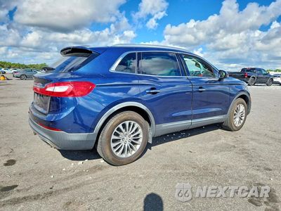 Trzecie zdjęcie samochodu z tyłu: 2017 LINCOLN MKX SELECT VIN:2LMPJ6KR2HBL28427 - miniatura