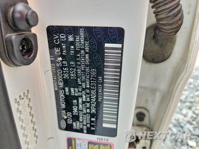 Zdjęcie 12 z 12 samochodu: 2020 KIA RIO S VIN:3KPA24AD8LE317169 - miniatura