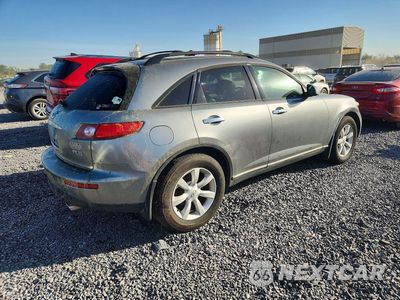 Trzecie zdjęcie samochodu z tyłu: 2005 INFINITI FX35 BASE VIN:JNRAS08W15X218504 - miniatura