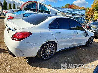 Trzecie zdjęcie samochodu z tyłu: 2020 MERCEDES-BENZ C 43 AMG VIN:55SWF6EB0LU333552 - miniatura