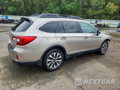 Trzecie zdjęcie samochodu z tyłu: 2016 SUBARU OUTBACK 3.6R LIMITED VIN:4S4BSENC7G3240525 - miniatura