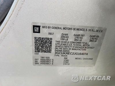 Zdjęcie 12 z 12 samochodu: 2018 CHEVROLET SILVERADO K1500 LT VIN:3GCUKREC2JG164074 - miniatura