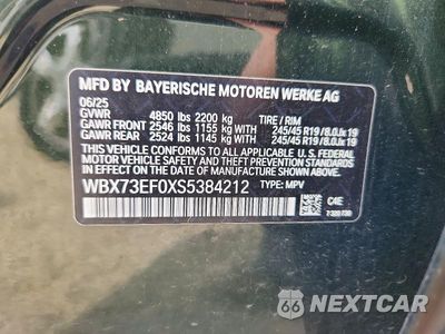 Zdjęcie 13 z 13 samochodu: 2025 BMW X1 XDRIVE28I VIN:WBX73EF0XS5384212 - miniatura