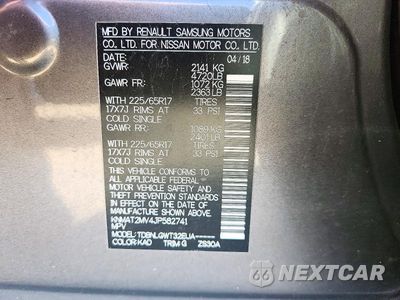 Zdjęcie 14 z 14 samochodu: 2018 NISSAN ROGUE SV VIN:KNMAT2MV4JP582741 - miniatura