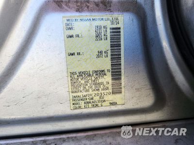 Zdjęcie 12 z 12 samochodu: 2015 NISSAN ALTIMA 2.5 VIN:1N4AL3AP1FC203520 - miniatura