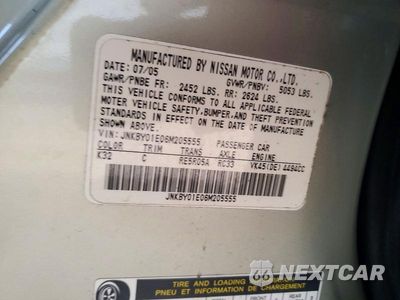Zdjęcie 12 z 12 samochodu: 2006 INFINITI M45 BASE VIN:JNKBY01E06M205555 - miniatura