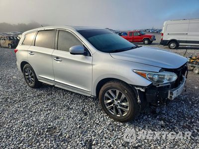Czwarte zdjęcie samochodu z boku: 2013 INFINITI JX35 BASE VIN:5N1AL0MM7DC324331 - miniatura