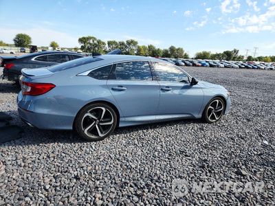 Trzecie zdjęcie samochodu z tyłu: 2022 HONDA ACCORD SPORT VIN:1HGCV1F3XNA117772 - miniatura
