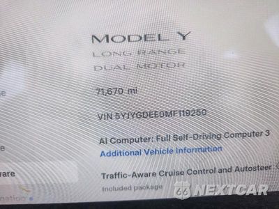Zdjęcie 9 z 12 samochodu: 2021 TESLA MODEL Y VIN:5YJYGDEE0MF119250 - miniatura