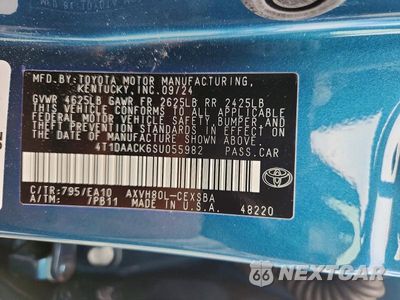 Zdjęcie 13 z 13 samochodu: 2025 TOYOTA CAMRY SE VIN:4T1DAACK6SU055982 - miniatura