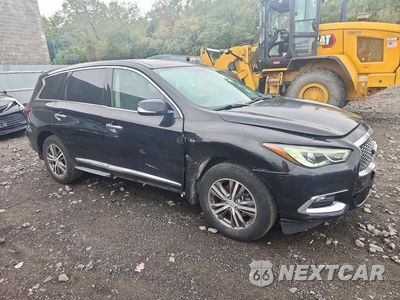 Czwarte zdjęcie samochodu z boku: 2017 INFINITI QX60 BASE VIN:5N1DL0MM9HC530625 - miniatura