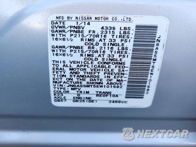 Zdjęcie 13 z 13 samochodu: 2014 NISSAN ROGUE SELECT S VIN:JN8AS5MT5EW101592 - miniatura