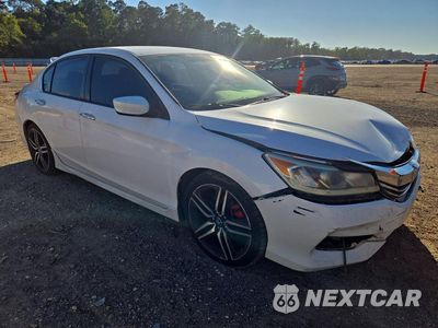 Czwarte zdjęcie samochodu z boku: 2016 HONDA ACCORD SPORT VIN:1HGCR2F58GA185406 - miniatura