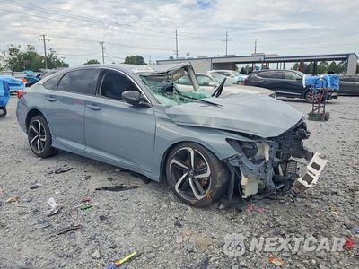 Czwarte zdjęcie samochodu z boku: 2021 HONDA ACCORD SPORT SE VIN:1HGCV1F42MA088601 - miniatura