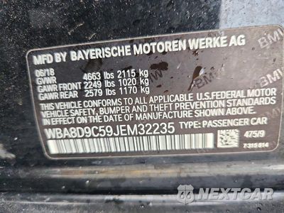 Zdjęcie 12 z 12 samochodu: 2018 BMW 330 XI VIN:WBA8D9C59JEM32235 - miniatura