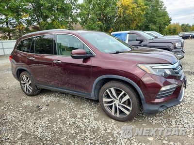 Czwarte zdjęcie samochodu z boku: 2016 HONDA PILOT ELITE VIN:5FNYF6H04GB111302 - miniatura