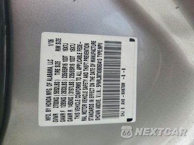 Zdjęcie 14 z 14 samochodu: 2006 HONDA ODYSSEY EXL VIN:5FNRL387X6B060413 - miniatura
