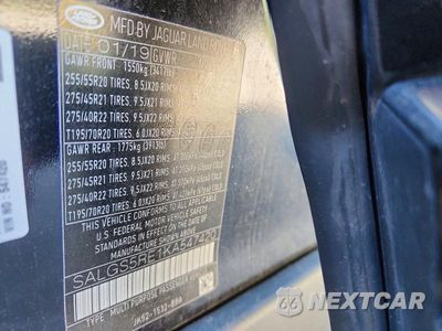 Zdjęcie 14 z 14 samochodu: 2019 LAND ROVER RANGE ROVER SUPERCHARGED VIN:SALGS5RE1KA547420 - miniatura