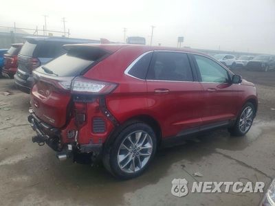 Trzecie zdjęcie samochodu z tyłu: 2016 FORD EDGE TITANIUM VIN:2FMPK4K92GBB71283 - miniatura