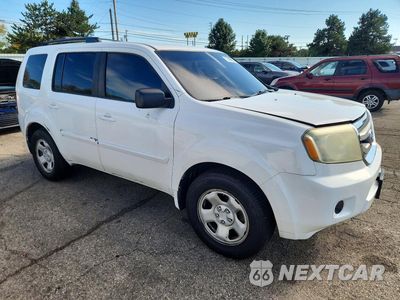 Czwarte zdjęcie samochodu z boku: 2011 HONDA PILOT LX VIN:5FNYF3H24BB012391 - miniatura