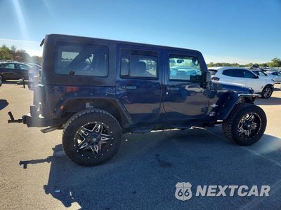Trzecie zdjęcie samochodu z tyłu: 2013 JEEP WRANGLER UNLIMITED SPORT VIN:1C4HJWDGXDL617047 - miniatura