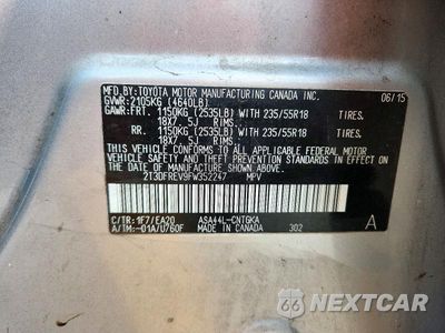 Zdjęcie 14 z 14 samochodu: 2015 TOYOTA RAV4 LIMITED VIN:2T3DFREV9FW352247 - miniatura