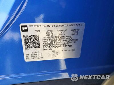 Zdjęcie 13 z 13 samochodu: 2025 CHEVROLET EQUINOX ACTIV VIN:3GNAXKEG5SL203710 - miniatura