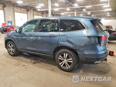 Drugie zdjęcie samochodu z przodu: 2018 HONDA PILOT EXL VIN:5FNYF6H59JB013742 - miniatura