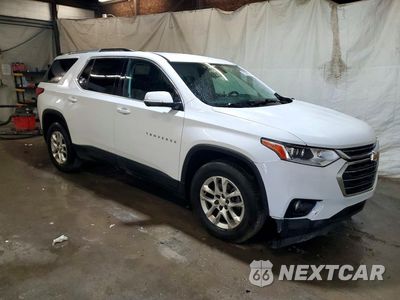 Czwarte zdjęcie samochodu z boku: 2018 CHEVROLET TRAVERSE LT VIN:1GNEVGKW9JJ248610 - miniatura