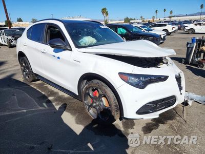 Czwarte zdjęcie samochodu z boku: 2024 ALFA ROMEO STELVIO TI VIN:ZASPAKBN3R7D78356 - miniatura
