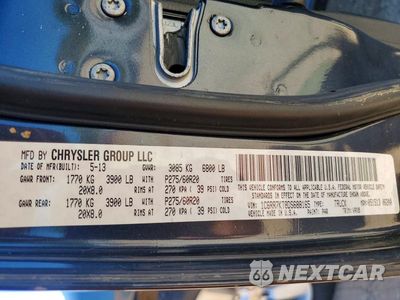 Zdjęcie 13 z 13 samochodu: 2013 RAM 1500 ST VIN:1C6RR7KT8DS688165 - miniatura