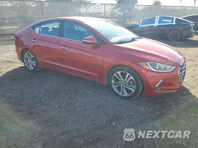 Czwarte zdjęcie samochodu z boku: 2017 HYUNDAI ELANTRA LIMITED VIN:5NPD84LF9HH103739 - miniatura
