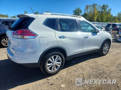 Trzecie zdjęcie samochodu z tyłu: 2016 NISSAN ROGUE SV VIN:KNMAT2MV1GP714623 - miniatura