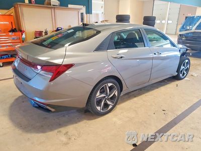 Trzecie zdjęcie samochodu z tyłu: 2021 HYUNDAI ELANTRA SEL VIN:KMHLN4AG1MU099715 - miniatura