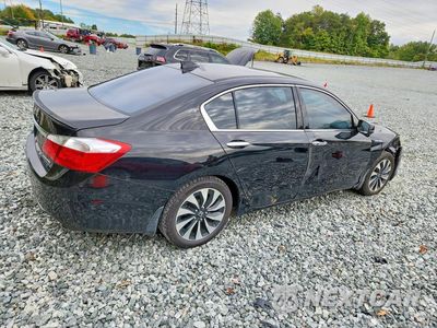 Trzecie zdjęcie samochodu z tyłu: 2015 HONDA ACCORD HYBRID EXL VIN:1HGCR6F51FA006502 - miniatura