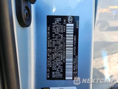 Zdjęcie 12 z 12 samochodu: 2007 TOYOTA CAMRY LE VIN:4T1BE46K47U547717 - miniatura