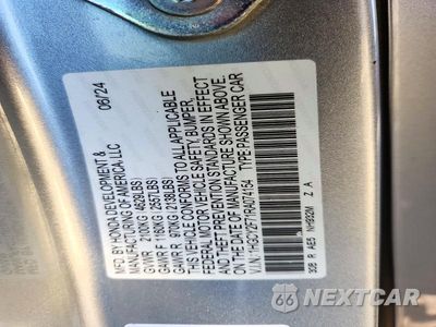Zdjęcie 13 z 13 samochodu: 2024 HONDA ACCORD HYBRID SPORT-L VIN:1HGCY2F71RA074154 - miniatura