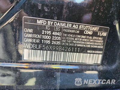 Zdjęcie 13 z 13 samochodu: 2009 MERCEDES-BENZ E-CLASS E350 VIN:WDBUF56X99B426111 - miniatura