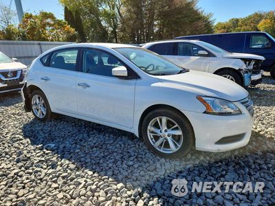 Czwarte zdjęcie samochodu z boku: 2014 NISSAN SENTRA SV VIN:3N1AB7AP4EY330775 - miniatura