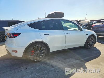 Trzecie zdjęcie samochodu z tyłu: 2023 TESLA MODEL Y VIN:7SAYGDEF5PF804618 - miniatura