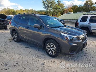 Czwarte zdjęcie samochodu z boku: 2021 SUBARU FORESTER PREMIUM VIN:JF2SKAFC2MH482165 - miniatura