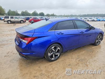 Trzecie zdjęcie samochodu z tyłu: 2023 HYUNDAI ELANTRA LIMITED VIN:KMHLP4AG1PU400837 - miniatura