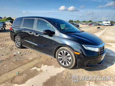 Czwarte zdjęcie samochodu z boku: 2023 HONDA ODYSSEY EXL VIN:5FNRL6H65PB006642 - miniatura