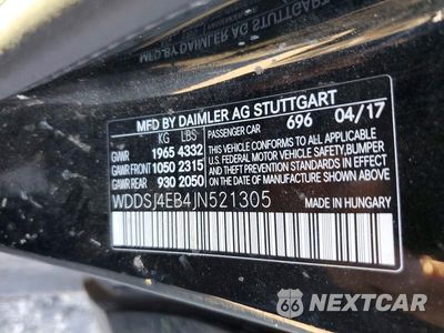 Zdjęcie 12 z 12 samochodu: 2018 MERCEDES-BENZ CLA 250 VIN:WDDSJ4EB4JN521305 - miniatura