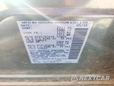 Zdjęcie 13 z 13 samochodu: 2016 NISSAN PATHFINDER SL VIN:5N1AR2MNXGC655492 - miniatura