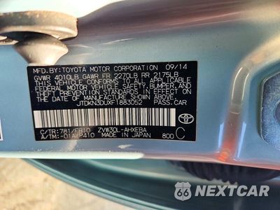 Zdjęcie 13 z 13 samochodu: 2015 TOYOTA PRIUS THREE VIN:JTDKN3DUXF1883052 - miniatura