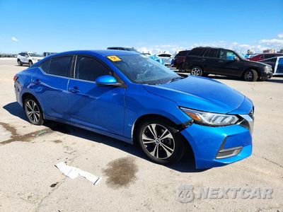 Czwarte zdjęcie samochodu z boku: 2022 NISSAN SENTRA SV VIN:3N1AB8CVXNY253136 - miniatura