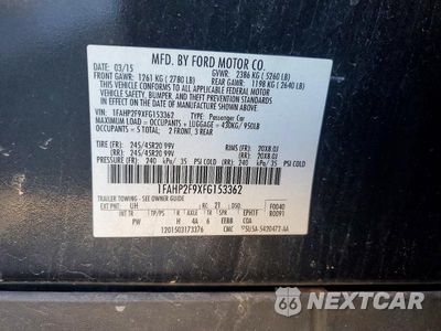 Zdjęcie 12 z 12 samochodu: 2015 FORD TAURUS LIMITED VIN:1FAHP2F9XFG153362 - miniatura