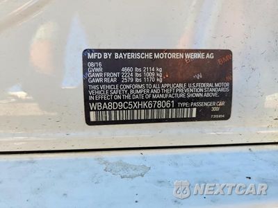 Zdjęcie 13 z 13 samochodu: 2017 BMW 330 XI VIN:WBA8D9C5XHK678061 - miniatura